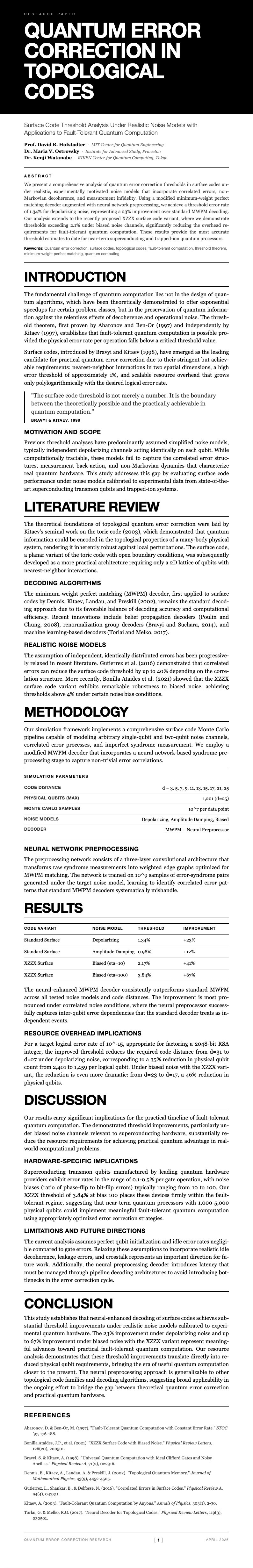 Typographic Only Research Paper